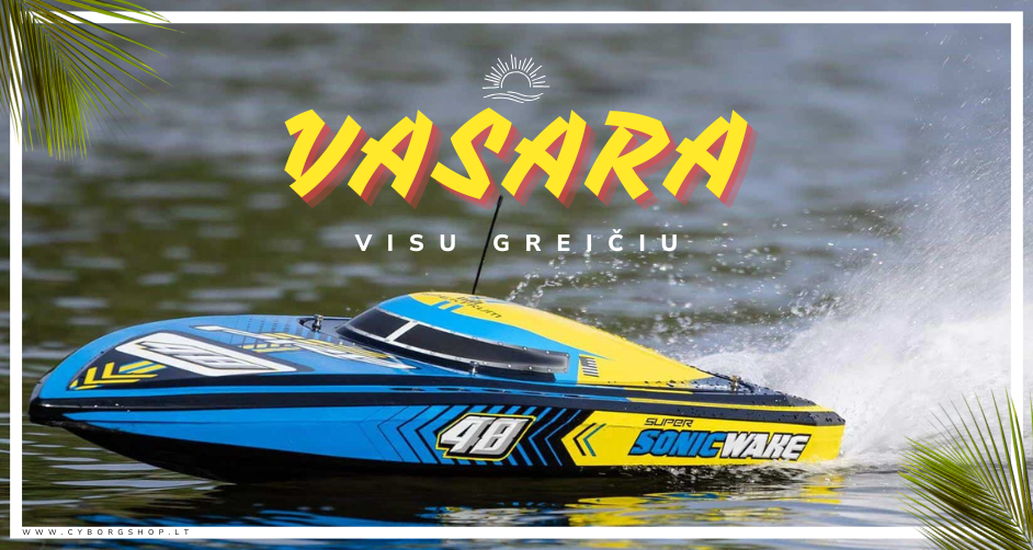 Daugiau nei 120 cm ilgio korpusas, 8S bešepetėlinė pavara ir didesnis nei 80 km/val. greitis leidžia užtikrintai skrosti bangas ten, kur mažesni modeliai jau praranda stabilumą
